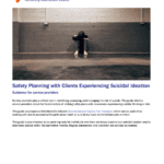 Safety Planning for Suicidal Ideation